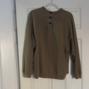 Madewell Men's Olive Crewneck Sweater